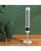 Ventilateur colonne portable FN14 blanc - 19x19x67 cm