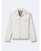 Blouson en coton écru