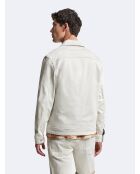 Blouson en coton écru