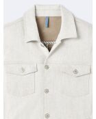 Blouson en coton écru