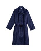 Marineblauwe jas met ritssluiting Essential H53B
