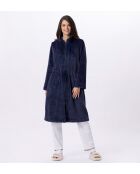 Marineblauwe jas met ritssluiting Essential H53B