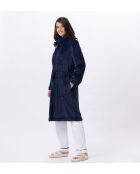 Marineblauwe jas met ritssluiting Essential H53B