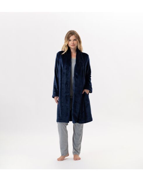 Marineblauwe jas Essential H55B