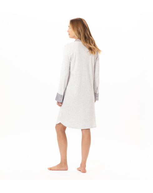 Chemise de nuit Andy 101 gris chiné