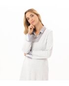 Chemise de nuit Andy 101 gris chiné
