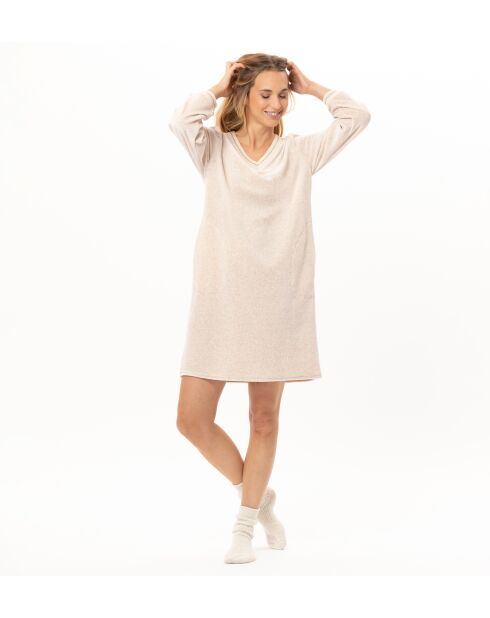 Country 140 meliertes beiges Kleid