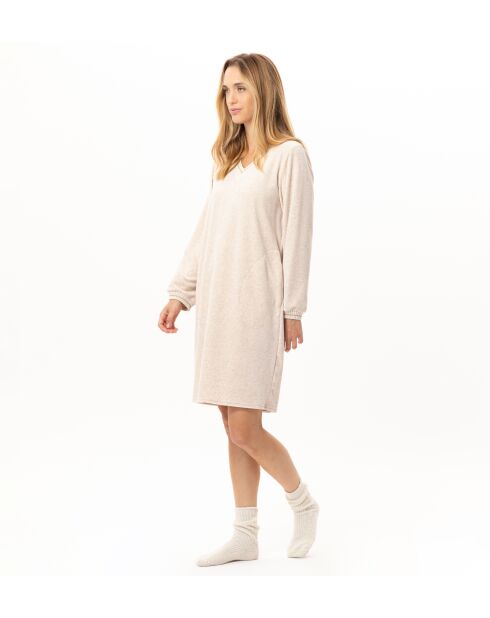 Country 140 meliertes beiges Kleid