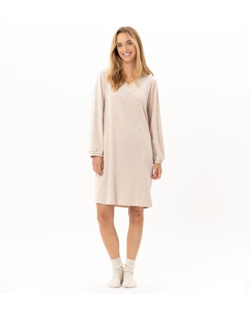 Country 140 meliertes beiges Kleid