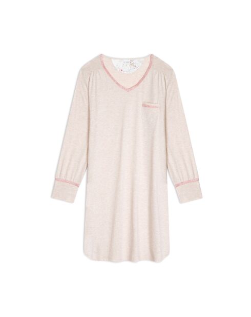 Chemise de nuit Kelly 121 beige chiné