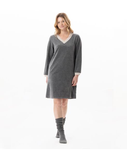 Robe Country 140 anthracite chiné