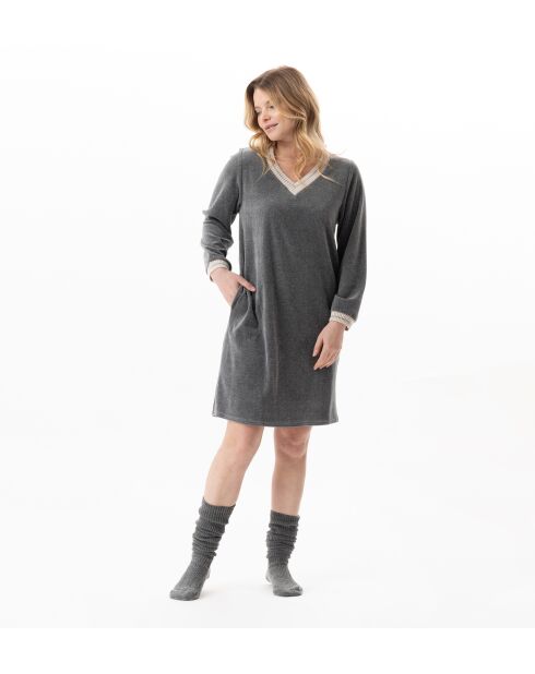 Robe Country 140 anthracite chiné