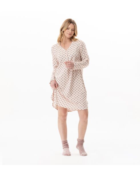 Chemise de nuit Tea Time 101 multicolore