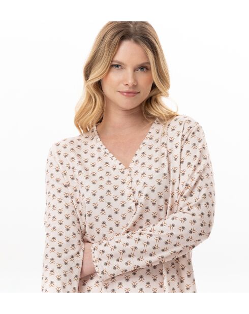 Chemise de nuit Tea Time 101 multicolore