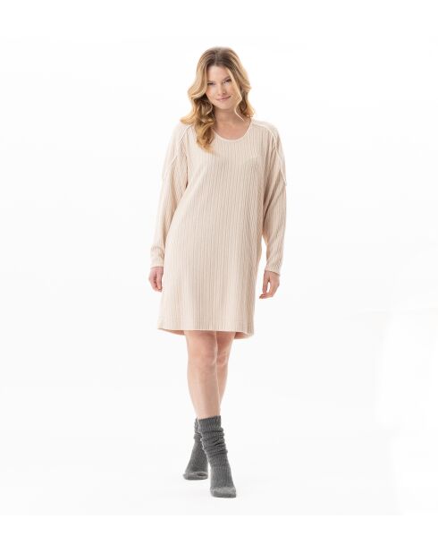 Shetland 140 beiges Kleid
