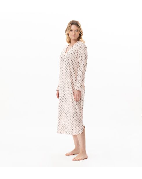 Chemise de nuit longue Tea Time 111 multicolore