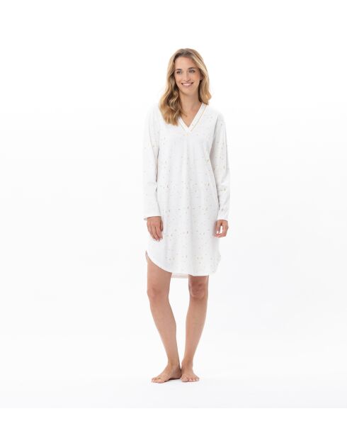 Chemise de nuit Luna 101 ecru
