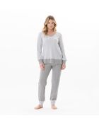 Pyjama Flocon 102 gris chiné
