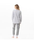 Pyjama Flocon 102 gris chiné