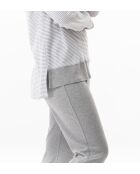 Pyjama Flocon 102 gris chiné