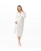 Chemise de nuit longue Luna 111 ecru