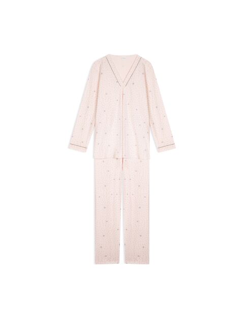 Pyjama Cosy 102 rose/gris