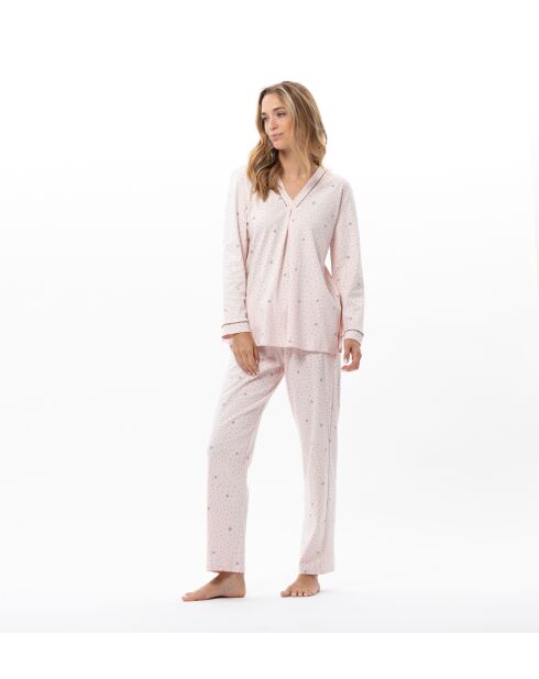 Pyjama Cosy 102 rose/gris