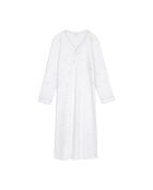 Chemise de nuit longue Cosy 111 ecru / ciel
