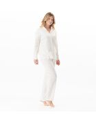 Pyjama boutonné Luna 106 ecru