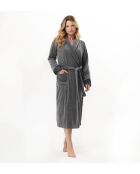 Peignoir Essentiel H67A anthracite chiné