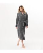 Peignoir Essentiel H67A anthracite chiné