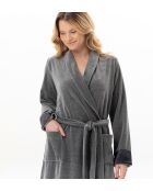 Peignoir Essentiel H67A anthracite chiné