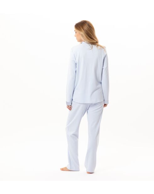 Pyjama boutonné Andy 106 ciel