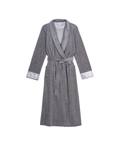 Peignoir Essentiel H67A gris chiné