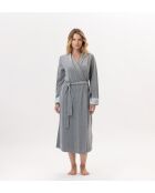 Peignoir Essentiel H67A gris chiné
