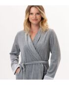 Peignoir Essentiel H67A gris chiné
