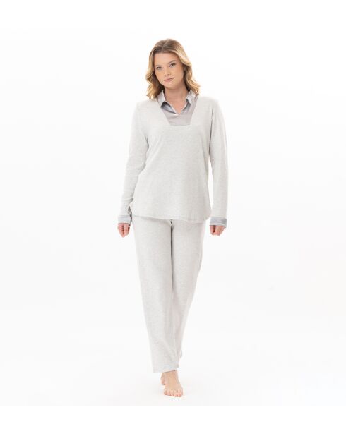 Pyjama Andy 102 gris chiné