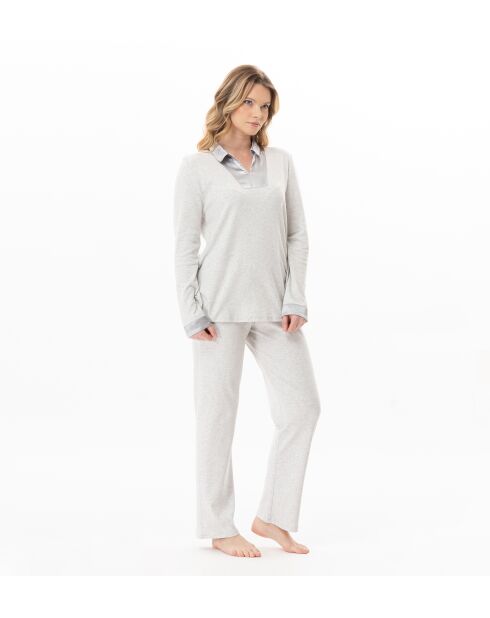 Pyjama Andy 102 gris chiné