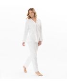 Pyjama Cosy 102 ecru / ciel