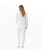 Pyjama Cosy 102 ecru / ciel