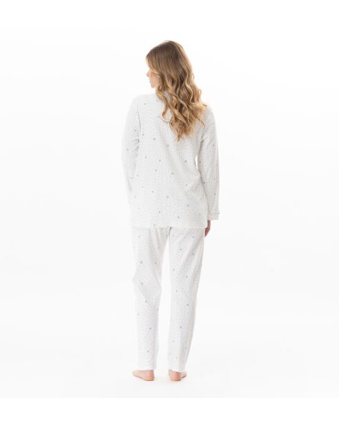 Pyjama Cosy 102 ecru / ciel