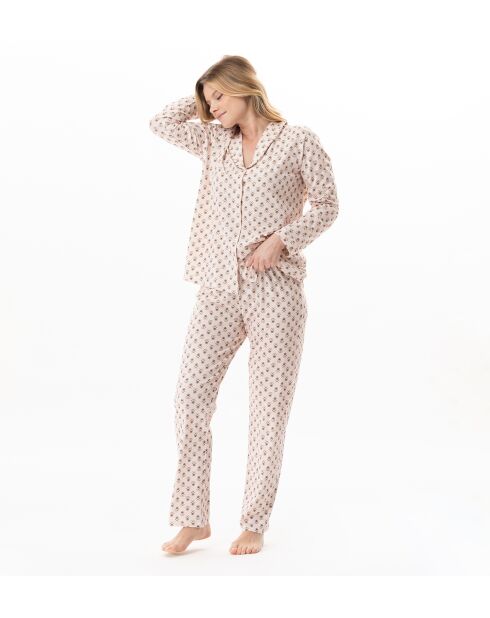 Pyjama boutonné Tea Time 106 multicolore