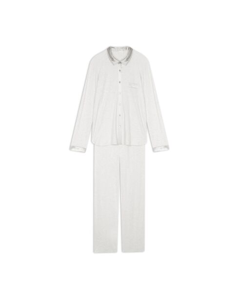 Pyjama boutonné Andy 106 gris chiné
