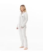 Pyjama boutonné Andy 106 gris chiné