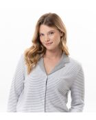 Pyjama boutonné Flocon 106 gris chiné