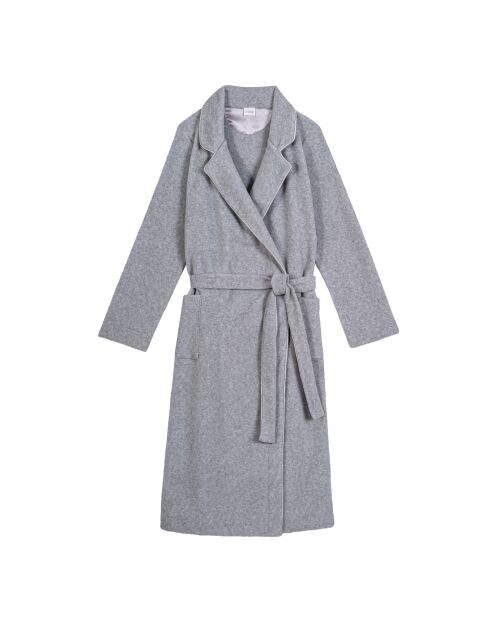 Peignoir Essentiel H65A gris chiné