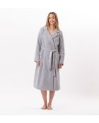 Peignoir Essentiel H65A gris chiné