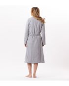 Peignoir Essentiel H65A gris chiné