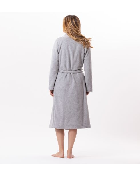 Peignoir Essentiel H65A gris chiné