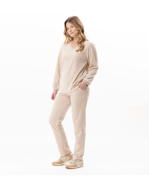 Ensemble Homewear Country 122 beige chiné
